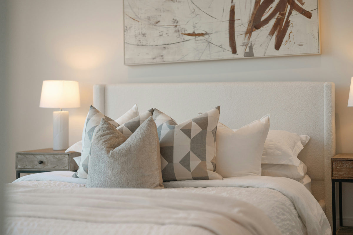 How to Style a Neutral Quilt Set in a Modern Bedroom