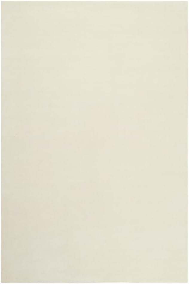 Hand-Tufted Wool Runner Area Rug – Soft Premium Wool Carpet for Living Room, Bedroom & Home Décor – 3X15 ft| Dusty White – Durable, Non-Slip Backing, Handcrafted Rug