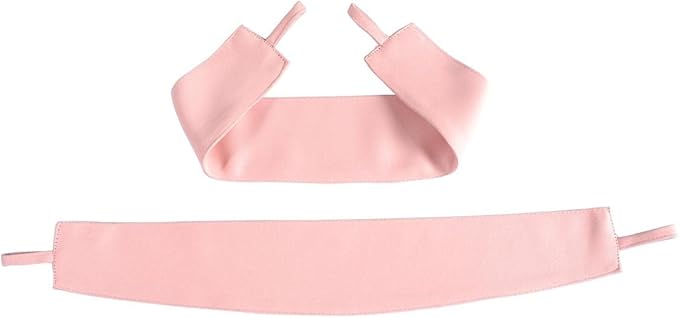 MIUCO Room Darkening Soild Grommet Blackout Curtains for Kids Bedroom Window Curtains Set of 2 52x84 Inch Pink, Bonus 2 Tie Backs Included