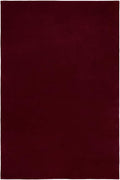 Hand-Tufted Wool Round Area Rug – Soft Premium Wool Carpet for Living Room, Bedroom & Home Décor – 14X14 ft| Deep Wine – Durable, Non-Slip Backing, Handcrafted Rug