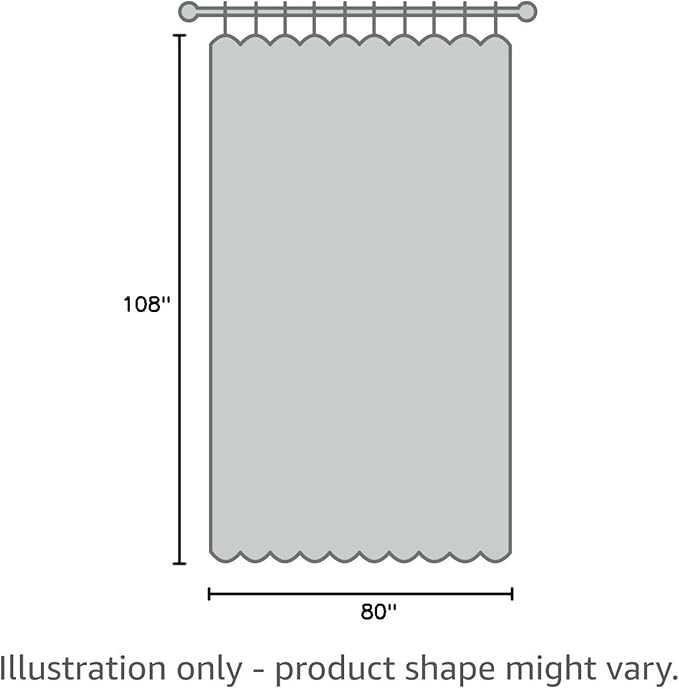 NICETOWN Sliding Glass Door Curtain Drape, Grommet Thermal Insulated Blackout Patio Door Curtain Panel for Bedroom/Pergola (Gray, 1 Panel, W80 x L108)