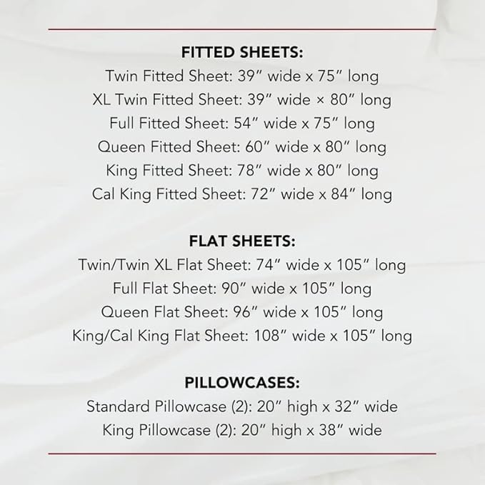 Red Land Cotton Luxury Sheet Set | 100% American Grown Cotton Basics | Premium Hotel Ultra-Soft Lightweight 4 Piece USA Made Deep Pocket Fitted, Flat Sheet, & Pillowcases Percale Weave (Twin/White)