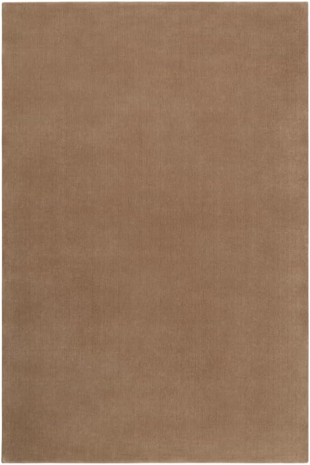 Hand-Tufted Wool Runner Area Rug – Soft Premium Wool Carpet for Living Room, Bedroom & Home Décor – 2.6X16 ft| Chestnut – Durable, Non-Slip Backing, Handcrafted Rug