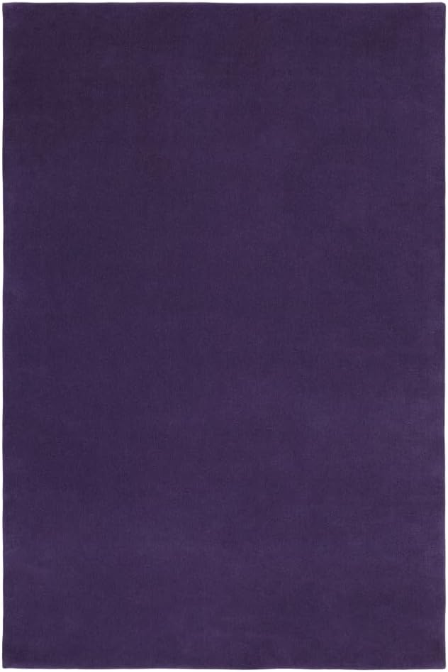 Hand-Tufted Wool Square Area Rug – Soft Premium Wool Carpet for Living Room, Bedroom & Home Décor – 4X4 ft| Lilac – Durable, Non-Slip Backing, Handcrafted Rug