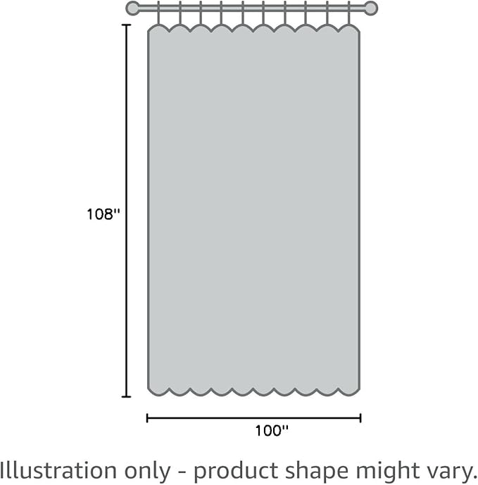 Joydeco Linen Blackout Curtains for Bedroom - 100% Light Blocking 1 Panels, Linen Drapes 100" W x 108" L, Thermal Insulated Room Darkening Curtains for Living Room, Rod Pocket & Back Tabs
