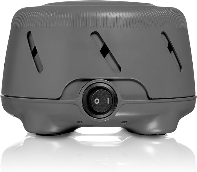 Yogasleep Dohm Uno White Noise Sound Machine, Fan-Based Natural Calming Pink Noise for Office Privacy, Sleep Aid & Meditation. Adjustable Tone & Noise Canceling for Travel, Baby & Adults (Charcoal)