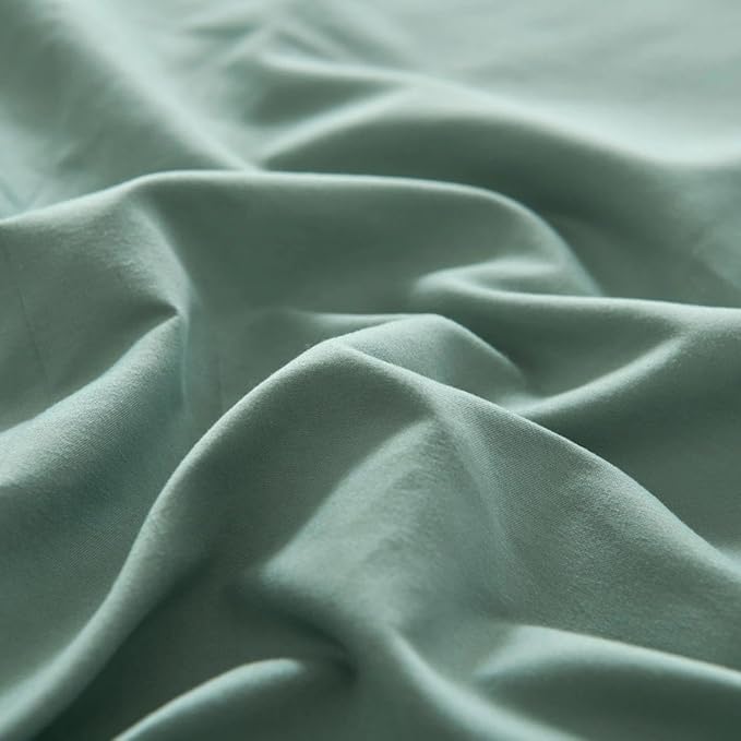 Bed Skirt Full Size Ruffled Bed Skirt with Split Corners, Full Bed Skirts 18 Inch Drop with Platform, 18'' Full, Sage Green