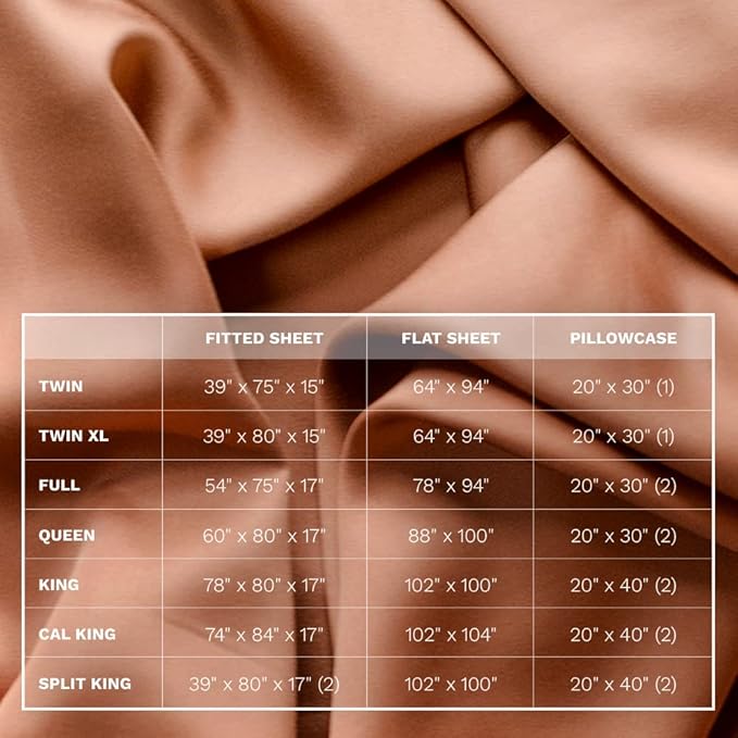 LUXOME 100% Rayon (Viscose) from Bamboo Pillowcase Set (Standard/Queen) | 400 Thread Count | Moisture-Wicking | Envelope Closure | Terracotta