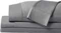 SHEEX - Original Performance Sheets Set (Twin/Twin XL) Graphite - Cooling Sheets - Moisture Wicking - 1 Flat Cooling Sheet, 1 Fitted Cooling Sheet, 1 Pillow Cover - Wrinkle Free - Sleep Aid