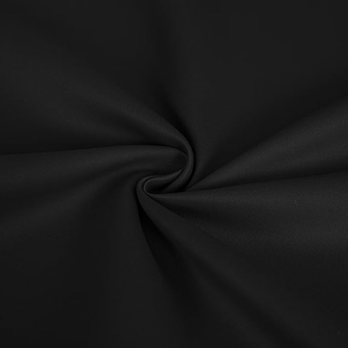 Curtains 96 Inches Long 2 Panels Set, Blackout Curtains for Bedroom Living Room, Thermal Insulated Grommet Room Darkening Drapes for Privacy Home Decor Windows(W52 x L96, Dark Grey)