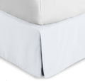 Bare Home King Bed Skirt - 15-Inch Tailored Drop Easy Fit - Bed Skirt for Beds - Center & Corner Pleats (King, White)
