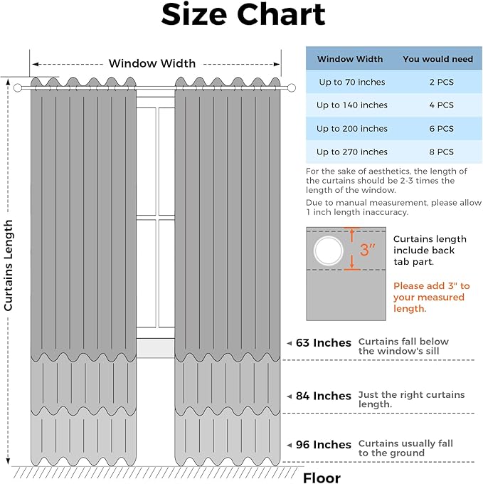Star Curtains Blackout Curtains for Bedroom Cute Curtains Kids Curtains Rainbow Curtains, Curtains 63 Inches Long 2 Panels, Red & Yellow & Blue Curtains, 52 X 63 Inches