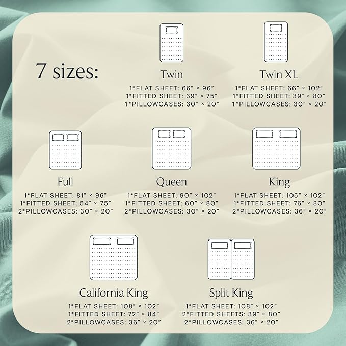 LuxClub 4 PC King Sheet Set, Deep Pockets Wrinkle Free Cooling Bed Sheets Hotel Bedding for Women, Men, Includes 1 Fitted Sheet, 1 Flat Sheet and 2 Pillowcases-Soft Light Teal