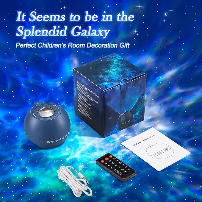 Mood Lighting Gifts for Teens,15 Colors Best Birthday Gift Ideas Teenage/Kid,Bluetooth Speaker with Lights+15 White Noise Sound Machine with Light Projector for Bedroom Teenage Boy Gifts Room Decor