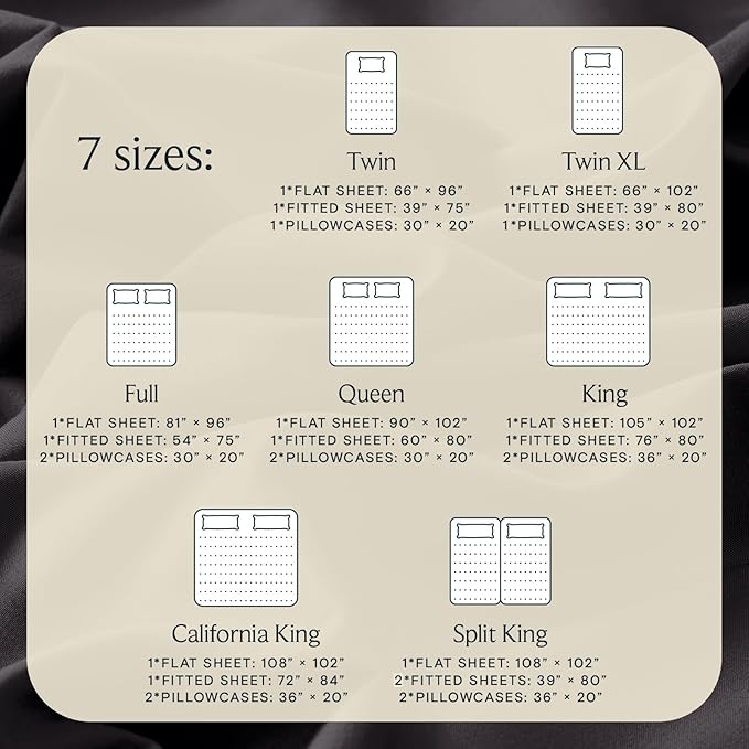 LuxClub 3 PC Twin XL Sheet Set, Deep Pockets Wrinkle Free Cooling Bed Sheets Hotel Bedding for Women, Men, Kids & Teens, Includes 1 Fitted Sheet, 1 Flat Sheet and 1 Pillowcase-Silky Soft Black