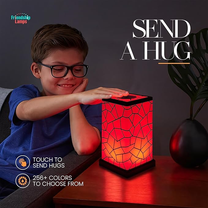 Friendship Lamp® by Filimin Classic - Best Friend Lamps Wi-Fi Touch Lamp LED Light for Long-Distance, Connection, Relationship, Friendship, Gifts, Love, 200+ Colors, App Setup - Single