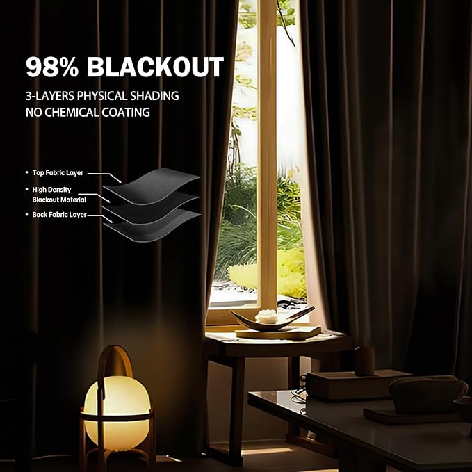 Room Divider Ceiling Mounted Curtains Track Sets Extra Wide Blackout Curtain Flexible Tracks for Bedroom Privacy Partition Separator, 1 Panel Grey Drape and White Rail, W12.5 x H10ft