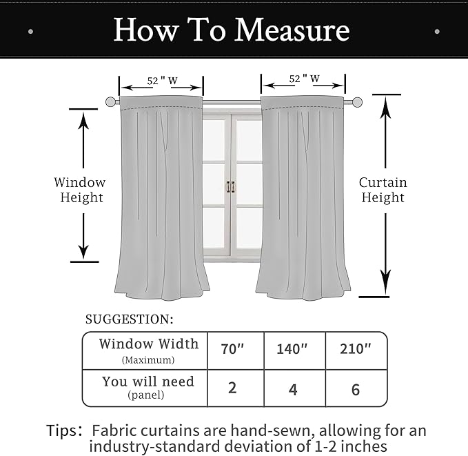 LAMIT Halloween Black Velvet Blackout Curtains for Bedroom, 96 Inch Thermal Room Darkening Panels Back Tab and Rod Pocket Privacy Protected Drapes for Living Room/Movie Theater, 2 Panels, 52 x 96 Inch