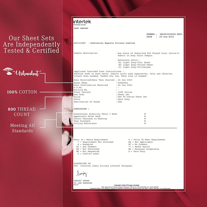 URBANHUT 800 Thread Count 100% Cotton Full Size Sheets, Luxury 4 Piece Full Bedsheets, Hotel Sheets Sateen Finish - Better Than Egyptian, 16" Elasticized Deep Pocket - Burgundy