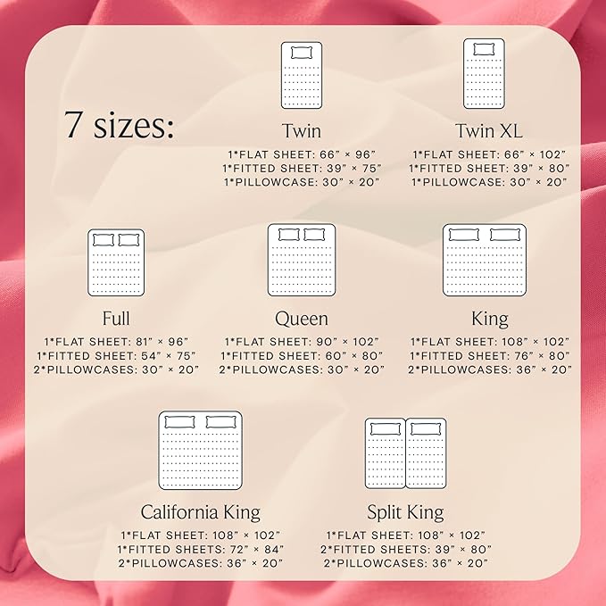 LuxClub 4 PC Sheet Set Bed Sheets Deep Pockets 16" Eco Friendly Wrinkle Free Cooling Machine Washable Hotel Bedding Silky Soft - Vermilion California King