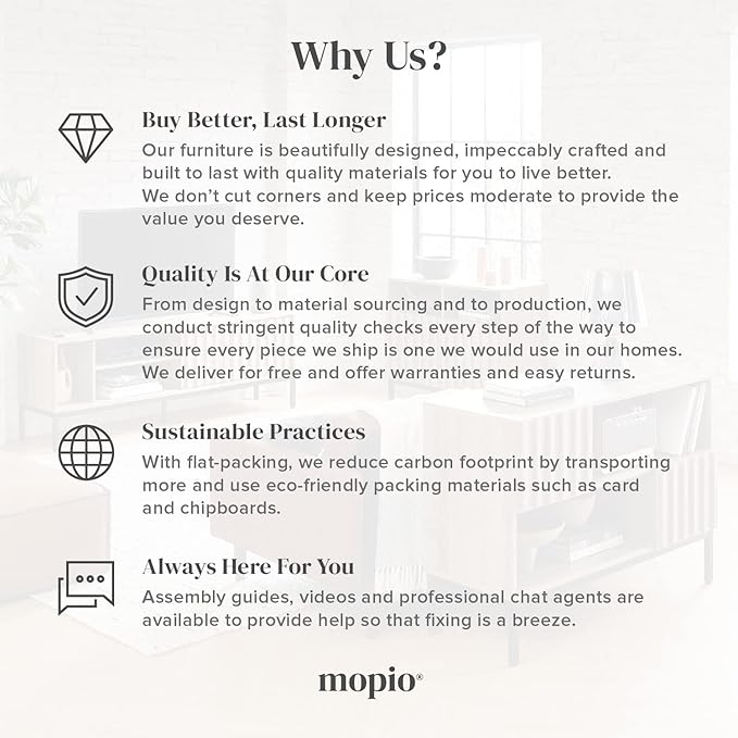 mopio Brooklyn Fluted Nightstand, Modern Farmhouse Nightstand, Small Side, Wood Bedside Table with Drawer, End Table with Storage, Fluted Night Stand, Curved Profile (Black Oak, Set of 2)