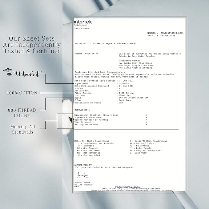 URBANHUT 800 Thread Count 100% Cotton Full Size Sheets, Luxury 4 Piece Full Bedsheets, Hotel Sheets Sateen Finish - Better Than Egyptian, 16" Elasticized Deep Pocket - Light Blue