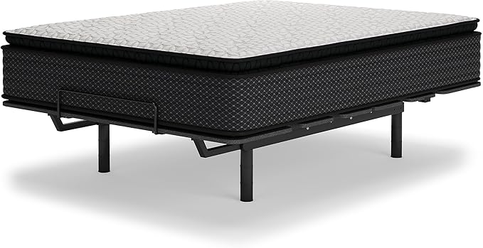 Signature Design by Ashley Limited Edition Pillow Top 13 " Pillow Top Hybrid Mattress with Gel Memory Foam, Edge Support for Cool Sleep and Pressure Relief, Twin, Fiberglass Free, Mattress In A Box