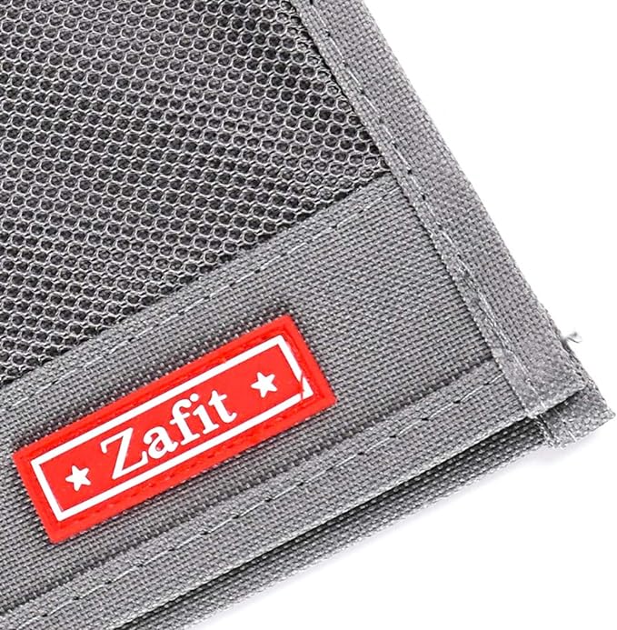 Bedside Storage Organizer, Table Cabinet Bedside Organizer Caddy for Remotes Phone Glasses (Classic 4 Pockets-Grey)