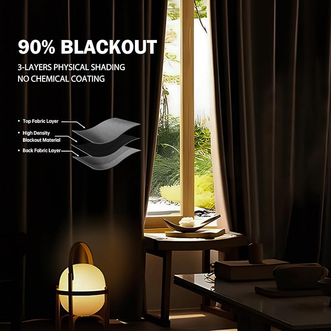 Room Divider Ceiling Mounted Curtains Track Sets Extra Wide Blackout Curtain Flexible Tracks for Bedroom Privacy Partition Separator, 1 Panel Light Grey Drape and White Rail, W10 x H8ft
