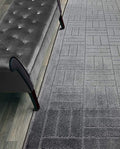 32 ft Non-Slip Extra Long Dark Grey Anthracite Hallway Kitchen Runner Rug, 2'2" X 32' Washable Carpet - Rubber Backed, Custom Size Floor Mat for Stairs Bedroom Bathroom Entryway