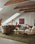 Hand-Tufted Wool Rectangle Area Rug – Soft Premium Wool Carpet for Living Room, Bedroom & Home Décor – 11X14 ft| Moss – Durable, Non-Slip Backing, Handcrafted Rug