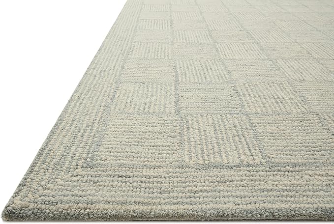 Loloi Chris Loves Julia Francis Collection FRA-03 Silver/Sky 9'-3" x 13' Area Rug