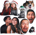 Custom4U Custom Pet Pillow with Picture Personalized Body Shaped Pillow Double Side Print Funny White Elephant Gifts for Adults (24inches)