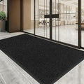 4ft x 12ft Front Door Mat Indoor Outdoor Entrance, Commercial Heavy Duty Entryway Matt, Non-Slip Rubber Backing Low Profile Doormat, Waterproof Dirt Trapper Welcome Mat for High Traffic Area