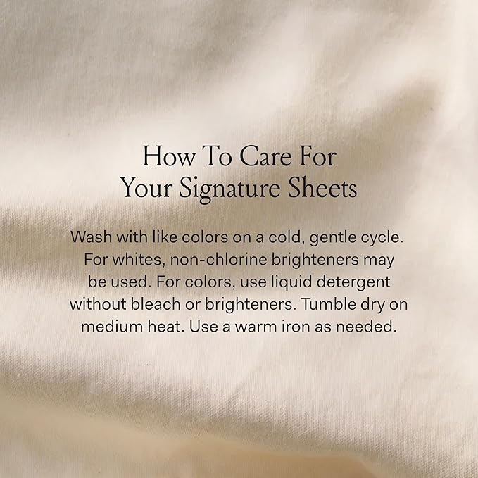 BOLL & BRANCH Signature Hemmed Sheet Set - King, Mineral - Luxury 100% Organic Cotton - Includes 1 Flat, 1 Fitted, 2 Pillowcases - Buttery Soft