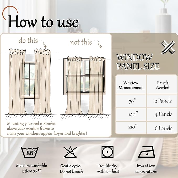 Baby Pink Linen Blackout Curtains for Nursery 45 Inch Length 2 Panels, Short Thermal Insulated Boho Total Black Out Noise Reducing Small Window Curtains for Girls Bedroom, Each 38 Inch Wide