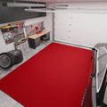 Ottomanson 6'6" x 45' Hallway Runner with Scraper Pile Extra Durable Non-Slip Rug Mat for Indoor & Outdoor Use - Ideal for Kitchen, Entryway, Patio & Garage - High-Traffic Carpet, Red