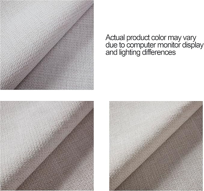 Harper Upholstered Bed with 54" Tall Headboard - Wingback Chenille Platform Bed Frame, Solid Wood Feet, Sturdy Metal Base, Easy Assembly (Textured Ivory, Queen (U.S. Standard))