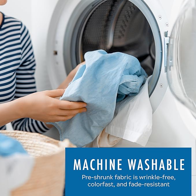 Fresh Ideas Eyelet Bed Skirt, Ruffled Design, 14 Inch Drop, Embroidered Scalloped Edge, Twin, White