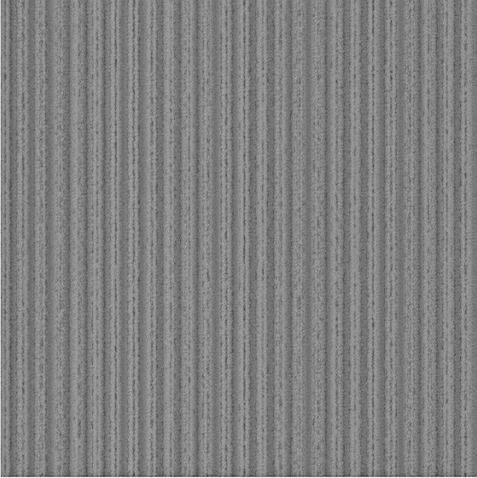 Ottomanson 2'7" x 43' Hallway Runner with Scraper Pile - Extra Durable Non-Slip Rug Mat for Indoor & Outdoor Use - Ideal for Kitchen, Entryway & Garage - High-Traffic Carpet, Gray
