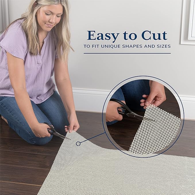 Veken Runner Rug Pad Gripper for Hardwood Floors, Non Slip 2x8 Ft Rug Pads for Area Rugs, Thick Rug Grippers for Tile Floors, Under Carpet Anti Skid Mat, Keep Your Rugs Safe and in Place