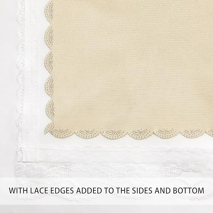 XiDi Curtains for Bedroom Decor Beige52/96/1