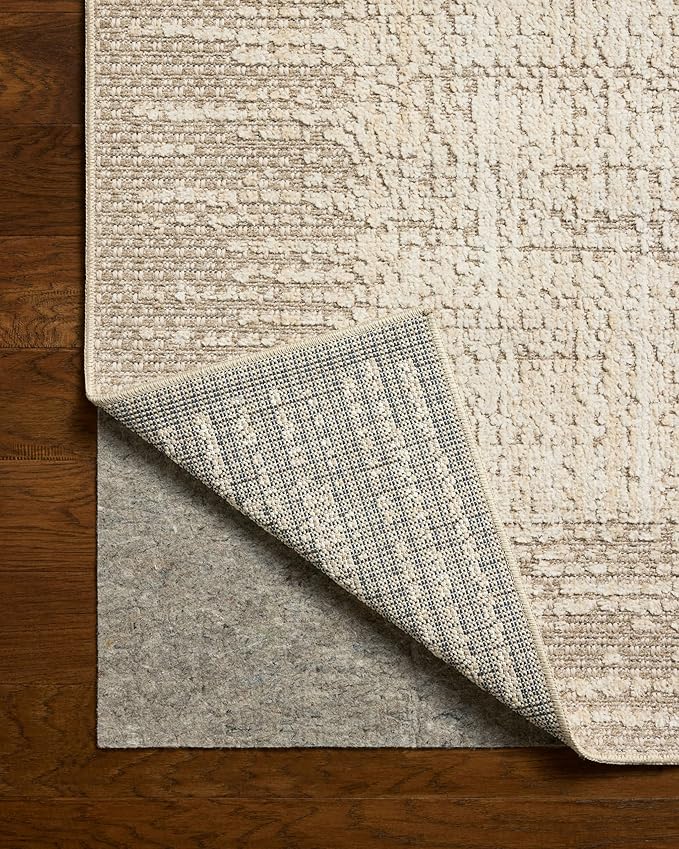 Loloi Amber Lewis Bexley Collection BEX-06 Natural/Taupe 5'-0" x 7'-6" Area Rug Neutral, Textured, Living, Bedroom, Dining, Carpet