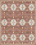 Gertmenian Indoor Bohemian Accent Rug - 3x5 Small, Non-Shedding, Ideal for High Traffic in Living Room, Bedroom, Entryway - Moroccan, Red, 26844