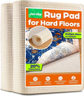 Non-Slip Rug Pad Gripper 9x13 Feet, Anti Skid Mat for Under Area Rugs, Keeps Rugs in Position and Safe, Thick Cushioned Carpet Pad for Hardwood Floors Protection