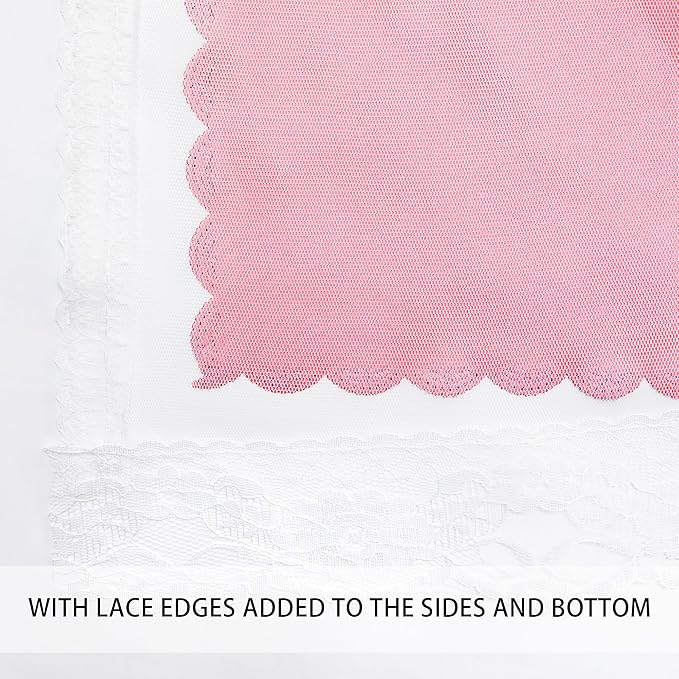 XiDi Curtains for Bedroom Decor Pink52/72/1