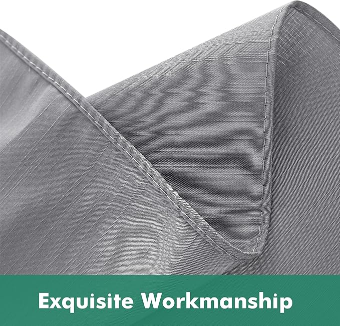 Biscaynebay Wrap Around Bed Skirts with Split Corners for Twin/Twin XL Beds 18" Drop, Silver Grey Adjustable Elastic Dust Ruffles Easy Fit Wrinkle Resistant Silky Luxurious Fabric Machine Washable