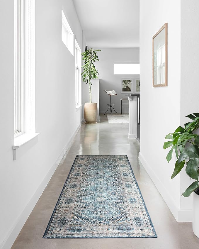 Loloi Skye Collection SKY-03 Denim/Natural 2'-0" x 5'-0" Accent Rug