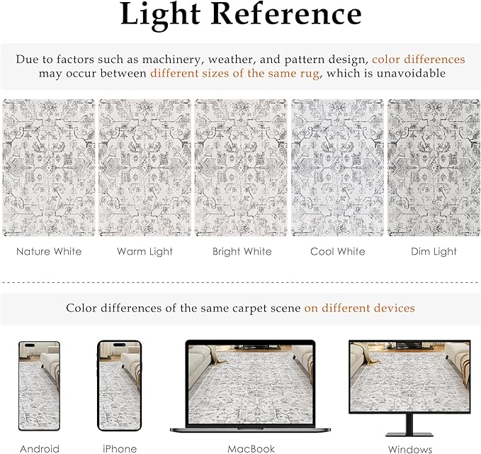 Grey 4x5 Entryway Rug Vintage Area Carpet Indoor Kitchen Washable Neutral Door Mat Entrance Small Low Pile Traditional Distressed Gray Retro Accent Throw Rug Non Slip Office Bathroom