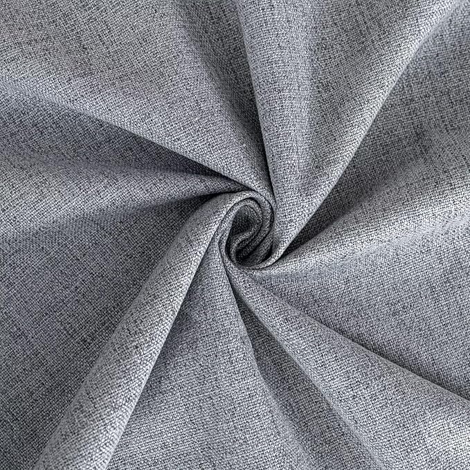 100% Blackout Curtains 72 Inch Length 2 Panels Set, Black Out Curtains for Living Room, Light Grey Thermal Insulated Grommet Drapes Bedroom Luxury Decor Privacy(52W × 72L inch, Light Grey)